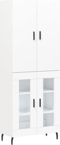 vidaXL Ντουλάπι Λευκό 69,5x34x180 εκ. από Επεξεργασμένο Ξύλο