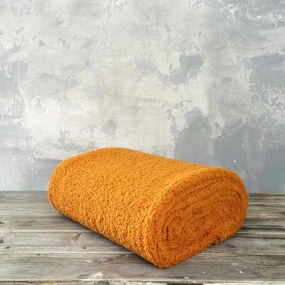 Κουβέρτα Fleece Μονή (150x220) Nima Bed Linen Manta AW2022 Πορτοκαλί