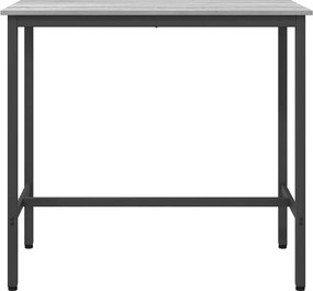 vidaXL τραπέζι Γκρίζο Σονομα 100 x 50 x 90,5 εκ