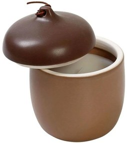 Αρωματικό Κερί Σε Βάζο Homemade FRS111 10,2x10,2x12cm Brown Espiel Ceramic