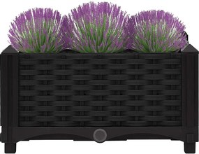vidaXL Ζαρντινιέρα 40 x 40 x 23 εκ. από Πολυπροπυλένιο