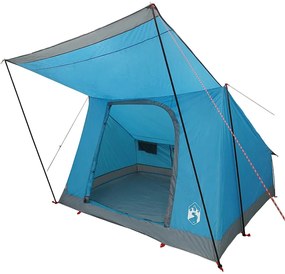 vidaXL Σκηνή Camping Μπλε 282 x 225 x 154 εκ Πολυεστέρας