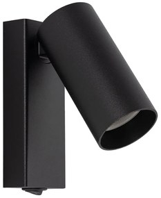 Φωτιστικό Τοίχου Fourty 11763 4-10x11cm-17 10W Gu10 Black Nowodvorski Στρόγγυλο