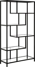 Bookshelf By-30 - Black, Transparent Black
Tranparent