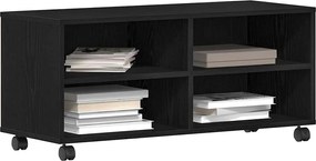 vidaXL Ντουλάπι TV Μαύρο 90 x 35 x 40.5 εκ Επεξεργασμένο ξύλο
