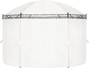 vidaXL Κιόσκι Λευκό Κρεμ 530 x 350 x 265 εκ.