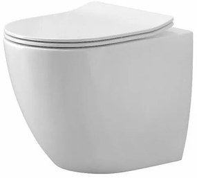 KARAG SU030S New Luna Καπάκι Λεκάνης Slim Ξύλινο Λευκό