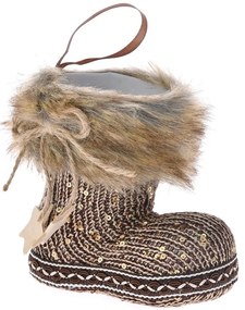 Χριστουγεννιάτικο Στολίδι Μπότα 75238 12x7x12cm Brown