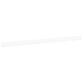 vidaXL Τέντα βαλάνς  για σκελετό 4.5 μ Λευκή 4.3x0.2 μ