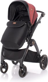 BABY STROLLER ADRIA BLACK&amp;RED