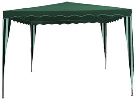 Κιόσκι ArteLibre Greis Πράσινο/Λευκό Polyester 3x3m