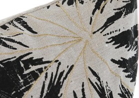 Μαξιλάρι Home ESPRIT Μαύρο Boho Παλάμη 45 x 5 x 45 cm