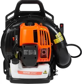 VEVOR Backpack Leaf Blower 62CC 2-Cycle Gas Leaf Blower 1110CFM Air Volume