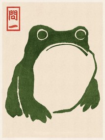 Αναπαραγωγή Ιαπωνική Γκρινιάρης Βάτραχος, (30 x 40 cm)