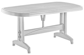 Τραπέζι κήπου Ugo PP Γκρί 150x90x73 εκ. 90x150x73 εκ.