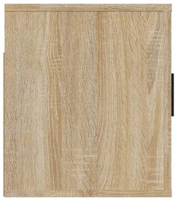 vidaXL Έπιπλο Τηλεόρασης Επιτοίχιο Sonoma Δρυς 100 x 34,5 x40  εκ.