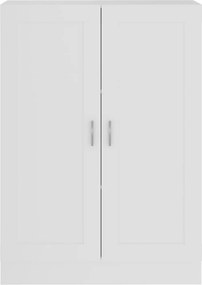 vidaXL Βιβλιοθήκη Λευκή 82,5 x 30,5 x 115 εκ. Επεξ. Ξύλο
