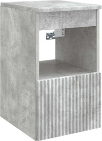 vidaXL Σετ Ντουλαπιών Μπάνιου 4 pcs Γκρι Σκυροδέματος