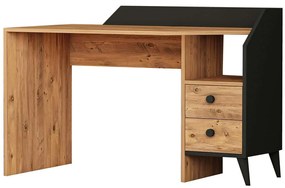 Γραφείο Star 505CRL1109 120x55x82cm Pine-Black