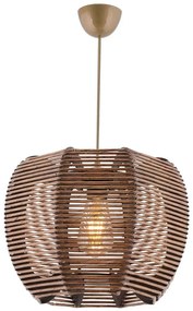 Φωτιστικό Οροφής Neta 390FLH2274 31x31x70cm 1xE27 40W Brown Opviq