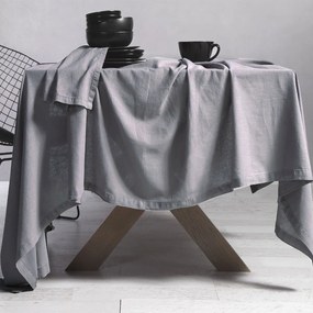 Τραπεζομάντηλο (150x300) Nef-Nef Homeware Cotton Linen Silver