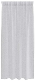 vidaXL Κουρτίνες με κουρτίνες 2 pcs Ανοιχτό γκρι 140x175cm Πολυεστέρας