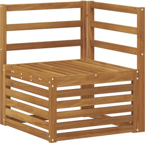 vidaXL Σειρά Καναπέ Εξωτερικού 7 τμχ. Φυσικό Πολυεστέρας