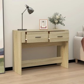 VidaXL Τραπέζι Κονσόλα Sonoma Δρυς 100x39x75 εκ. Επεξεργασμένο Ξύλο