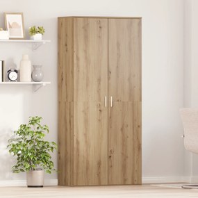 vidaXL Υψηλή Ντουλάπα Ξύλο Καρυδιά 80x39x178 εκ Επεξεργασμένο Ξύλο
