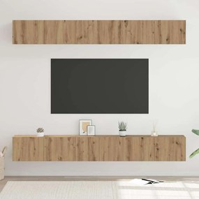 vidaXL Σετ επίπλου τηλεόρασης 6 pcs artisan δρυς 60 x 30 x 35 εκ
