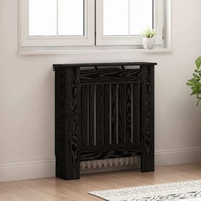 vidaXL Καπάκι Καλοριφέρ Μαύρη Δρυς 78 x 19 x 81,5 cm