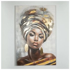 Πίνακας Σε Καμβά Γυναίκα Πορτραίτο 80x120x3.5cm 755-12033 Estheti-755-12033-Πολύχρωμο 755-12033