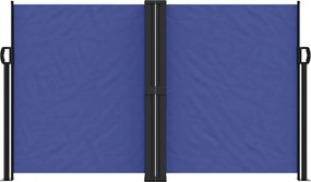 vidaXL Σκίαστρο Πλαϊνό Συρόμενο Μπλε 140 x 600 εκ.