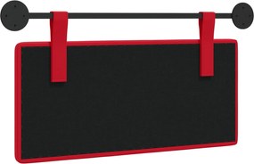 vidaXL Κρεμαστό Κεφαλάρι Κόκκινο 100 x 55 x 5 εκ Τεχνητό Δέρμα