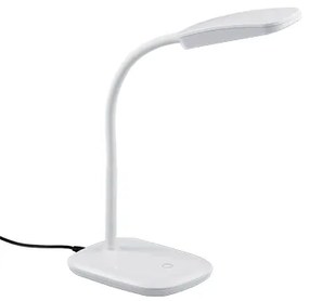 Boa Φωτιστικό Γραφείου LED με Εύκαμπτο Βραχίονα σε Λευκό Χρώμα Trio Lighting R52431101