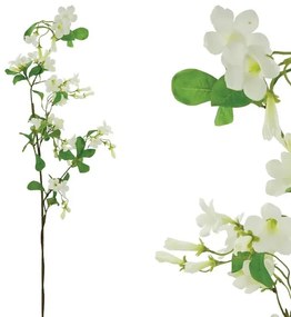 MarHome ΚΛΑΔΙ ΚΡΕΜΑΣΤΟ ΓΙΑΣΕΜΙ ΛΕΥΚΟ Υ74/124cm 12/96KIB  00-21017