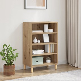 vidaXL Πλαϊνό γραφείο artisan δρυς 57 x 35 x 90 εκ Επεξεργασμένο ξύλο
