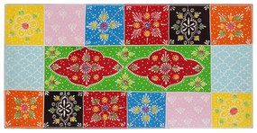 vidaXL Κάστρο τηλεόρασης τοίχου 60x30x24 εκ. από συμπαγές ξύλο Rough Mango