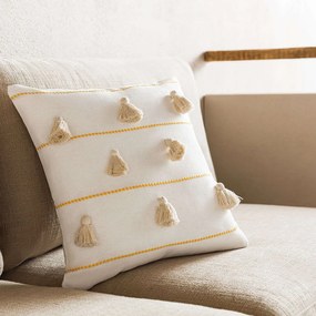Μαξιλαροθήκη Διακοσμητική Pomy Yellow 188/10 Gofis Home 43X43 100% Cotton