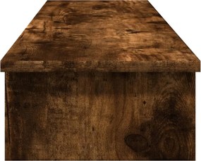 vidaXL Βάση Οθόνης Καπνιστή Δρυς 100x27x15 εκ. από Επεξ. Ξύλο