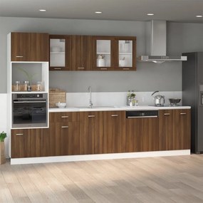 vidaXL Ντουλάπι Lyon Καφέ Δρυς 60 x 46 x 81,5εκ. Επεξεργασμένο Ξύλο