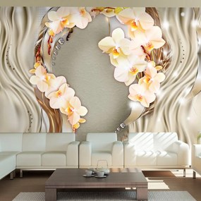 Φωτοταπετσαρία - Wreath of orchids 200x140