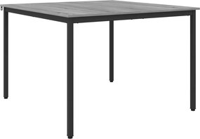 vidaXL Τραπεζαρίες 110 x 110 x 75 cm ΜΕΤΑΛΛΟ
