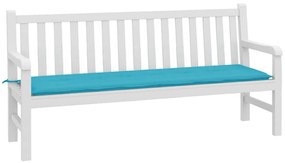 vidaXL Μαξιλάρι Παγκάκι Κήπου Τιρκουάζ 180 x 50 x 4 cm Ύφασμα Oxford