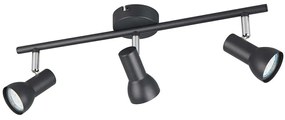 Φωτιστικό Οροφής - Σποτ Cantar R81793032 45,5x8x15,5cm 3xGU10 5W Black RL Lighting