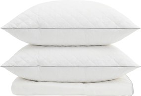 vidaXL Σετ πάπλωμα 90% χήνας FULDA 3 τμχ. 155 x 220 cm Καλοκαίρι Λευκό