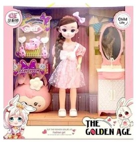 Σετ Κούκλα με Αξεσουάρ Ομορφιάς