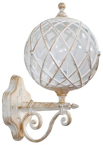 Απλίκα Εξωτερικού Χώρου Heronia Helios White/Bronze 07-1322
