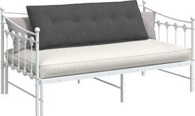 vidaXL Μαξιλάρι Πλάτης Σκούρο Γκρι 140 x 50 x 19 cm
