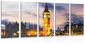 Εικόνα 5 μερών χωρίς Big Ben στο Λονδίνο